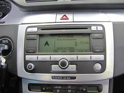 Bewertung VW Passat - Innenansicht Navigationssystem; anklicken zum Vergr&ouml;&szlig;ern
