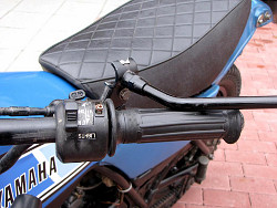 Yamaha Motorrad Detailansicht; anklicken zum Vergr&ouml;&szlig;ern